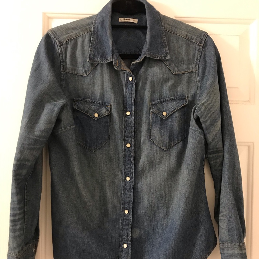 Denim Button Down